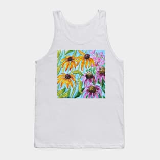 Middle of the Summer Watercolor Painting Tank Top